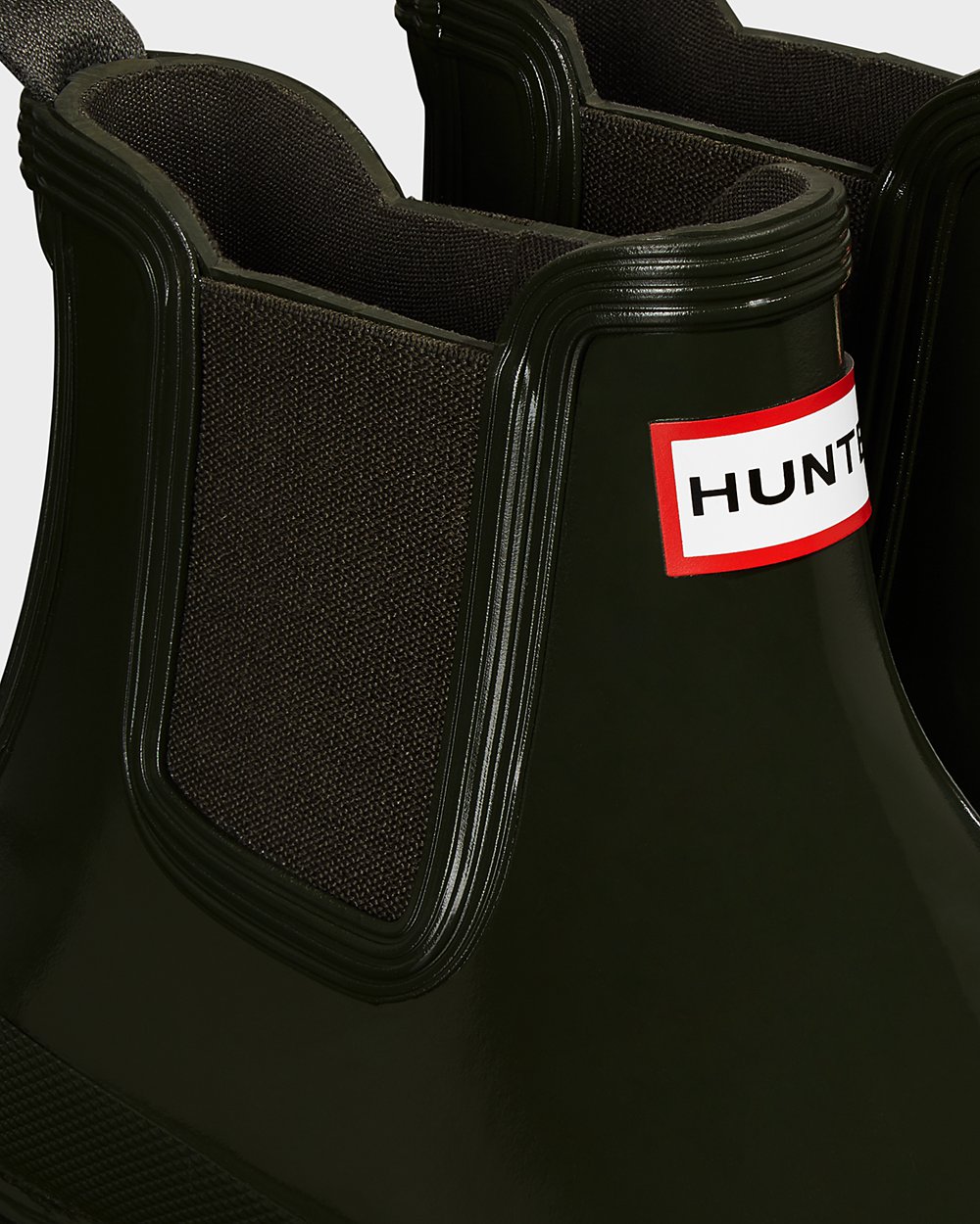 Botas Chelsea Hunter Mujer - Original Gloss - Verde Oscuro Oliva - UGNSMWF-69